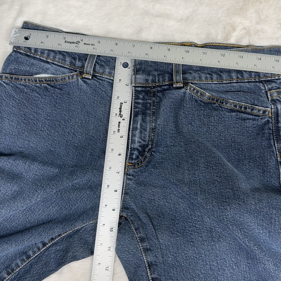 Gap Hip Huggers stretch women jeans size 8 Regular Medium wash hook zip closure - Picture 3 of 10